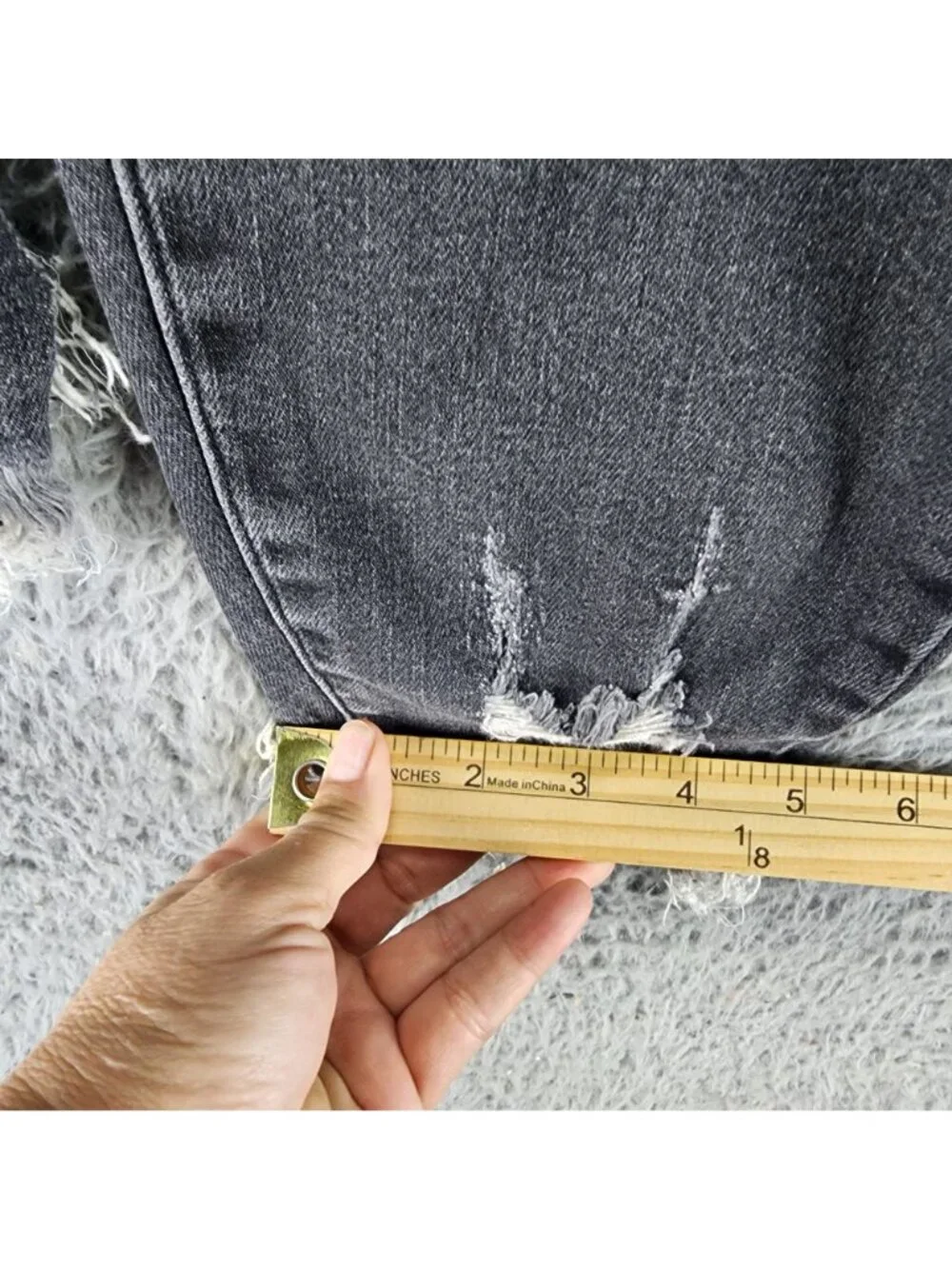 Judy Blue Jeans Womens 22W Gray Skinny Fit Button Fly Stretch Denim *Read*